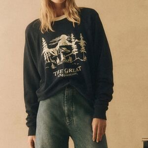 The Great College Sweatshirt Snowdrift Mountains 3 Large